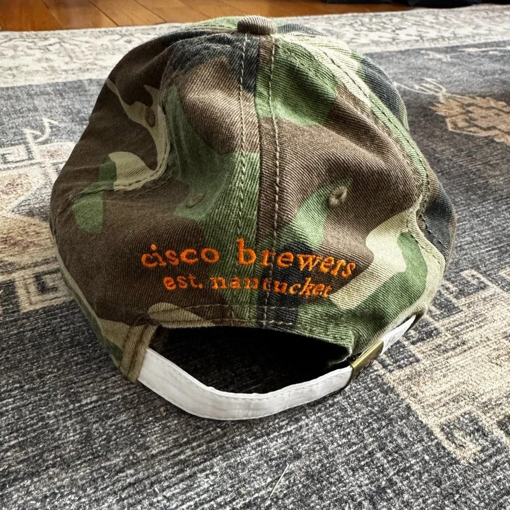 Harding-Lane Cisco Brewery Camouflage Baseball Cap with Orange Embroidery - Picture 3 of 5